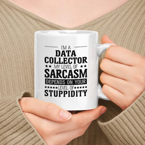 Vista 40 de Taza de cerámica blanca de regalo para desarrollador Backend de 11 oz, 15 onzas, mi nivel de sarcasmo depende de tu nivel