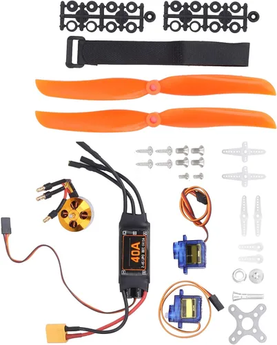 Vista 6 de Juego de motor de aeronave, 40A XT60T ESC 2212 KV1400 Servos y piezas para vehículos controlados por aplicación y control remoto de aviones RC Drone