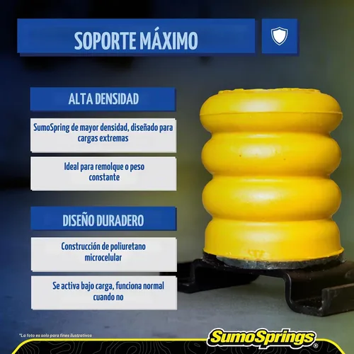 Vista 4 de SuperSprings SSR-209-54 Kit de muelles traseros