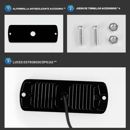 Vista 6 de SEISSO Paquete de 4 luces estroboscópicas ámbar de 12 LED para vehículos y camiones, kit de luces estroboscópicas de emergencia, 12V -24V, luces