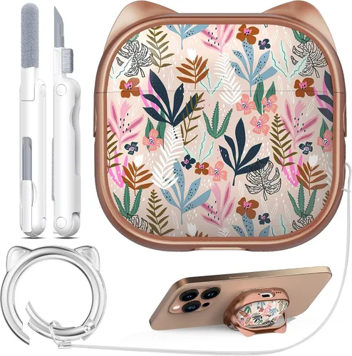 Vista 11 de RFUNGUANGO AirPods Pro Funda Transparente TPU Suave Transparente Blanco