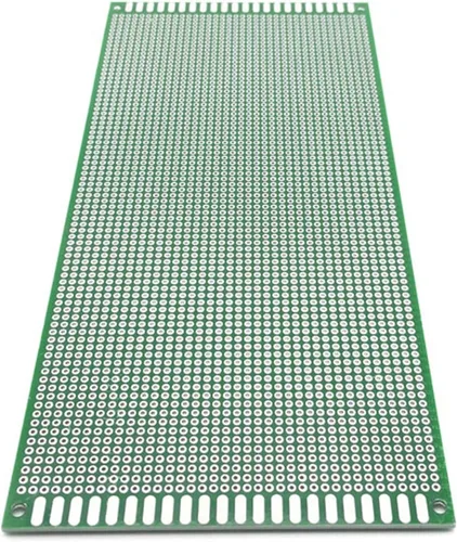 Vista 6 de Eagles 2 piezas de placa PCB de doble cara de 3.9 x 8.7 in, prototipo estañado DIY universal FR4 circuito impreso PCB placa protoboard PCB kit placa