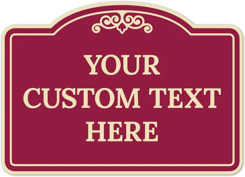 Vista 51 de Letrero decorativo personalizado, letrero de metal personalizado para negocios, entrada, hogar, Airbnb, placa de puerta de oficina, fondo negro, 8 x