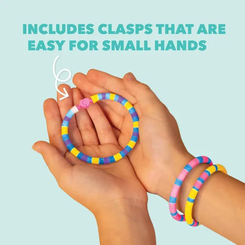 Vista 7 de Colorspin - Kit eléctrico para hacer pulseras de la amistad, haz pulseras en minutos para cumpleaños y regalos de amistad, haz 15 pulseras, diseño