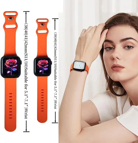 Vista 3 de Paquete de 18 correas de reloj compatibles con Apple Watch de 1.496 in 1.575 in 1.614 in 1.654 in 1.732 in 1.772 in 1.811 in 1.929 in, correa