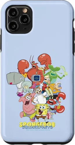 Vista 13 de Funda para iPhone 16 SpongeBob SquarePants Group Party Pose