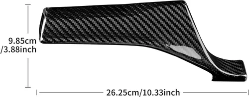 Vista 2 de AIRSPEED Fibra de carbono dura para Subaru WRX/WRX STI 2022 2023, para Subaru Crosstrek 2024, cubierta de consola central por encima del lado