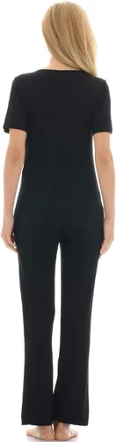 Vista 6 de Bearsland Conjunto de ropa de dormir de maternidad para mujer, pijama de lactancia materna