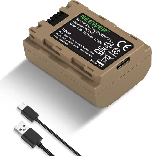 Vista 14 de NEEWER Zfc Z30 Z50 - Batería de repuesto de 1250 mAh EN-EL25, compatible con cámara Nikon Zfc Z30 Z50, cargador de batería MH-32, carga rápida