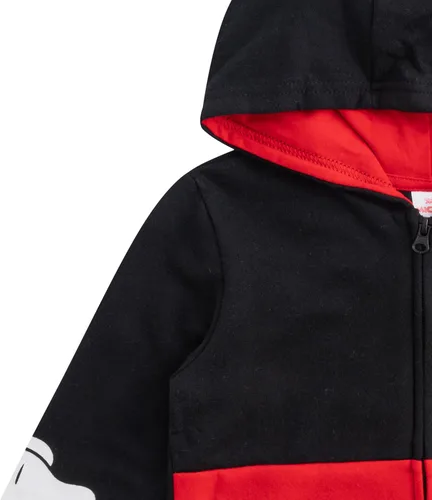 Vista 3 de Disney Mickey Mouse Sudadera con Cremallera y Orejas para Bebés y Niños Pequeños