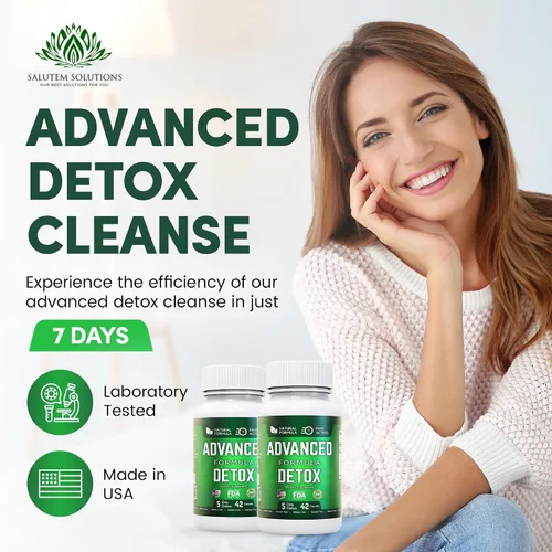 Vista 8 de Starfit - Salutem Vita Advanced Detox Cleanse, desintoxicación natural y limpieza con cardo mariano, regaliz en polvo y más, desintoxicación