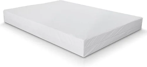 Vista 2 de Polyzip - Funda de colchón con somier, lavable a máquina, no impermeable, transpirable, con cremallera, 6 laterales
