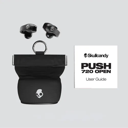 Vista 9 de Skullcandy Push 720 Open Wireless Open-Ear Bluetooth Earbuds - True Black