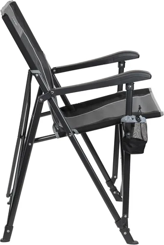 Vista 4 de GCI Outdoor Silla Eazy, silla plegable de camping para adultos Negro
