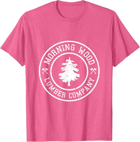 Vista 26 de Camiseta de madera de la mañana cómica Lumber Company Tee T-Shirt Negro