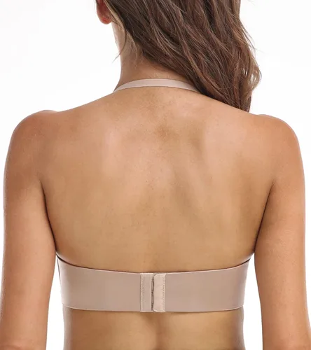 Vista 2 de DotVol Brasier convertible con relleno y escote en U profundo para mujer