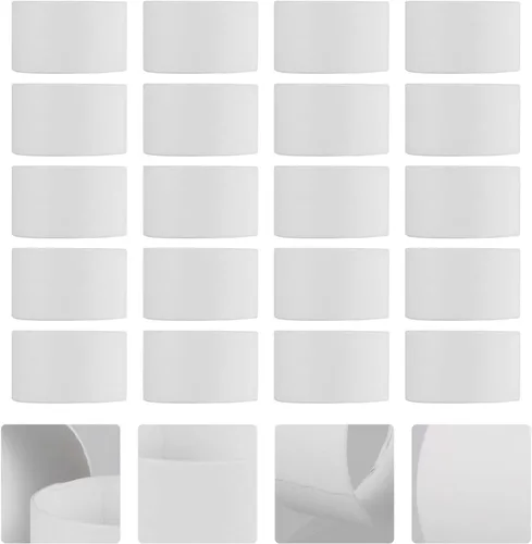Vista 3 de Juego de 25 tubos de papel para manualidades, rollos de cartón reciclado, tubos de papel higiénico para manualidades, manualidades, manualidades