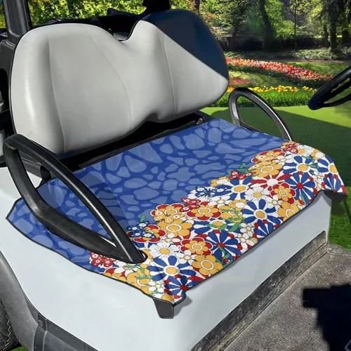 Vista 17 de Accesorios para carrito de golf, protector de toalla de asiento de carrito de golf, protector de toalla decorativo anti-caliente, para coche club