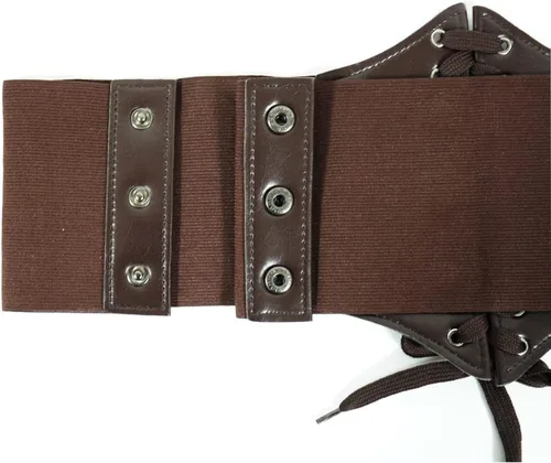 Vista 7 de WINROLA Cinturón elástico para mujer, cinturón de cintura con cordones, cinturón de avispa, para niñas y mujeres