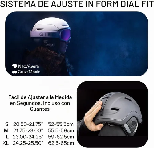 Vista 5 de Giro Neo - Casco de esquí, casco de snowboard para hombres, mujeres y jóvenes