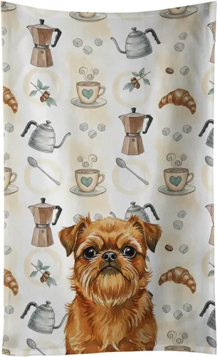 Vista 373 de Caroline's Treasures Afghan Hound - Toalla de cocina para barra de café, terciopelo frontal y lazo de algodón, lavable a máquina Sabueso afgano