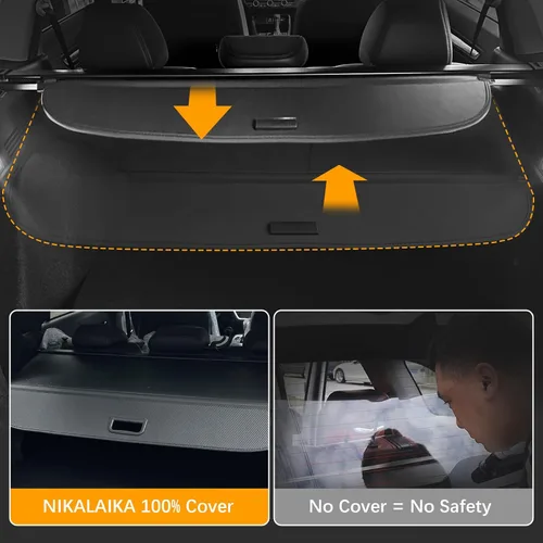 Vista 5 de Cubierta de Carga para Mazda CX-50 2023 2024 2025, Cubierta Trasera Retráctil Mejorada del Maletero Compatible con Mazda CX-50, Cubierta