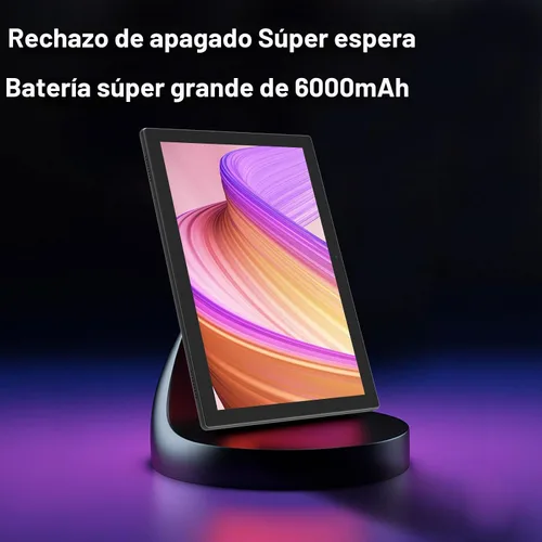 Vista 6 de Tableta 2 en 1, tabletas de 10 pulgadas Android 14, set de tableta con teclado, estuche, ratón, lápiz capacitivo, 8GB+64GB/1TB de expansión