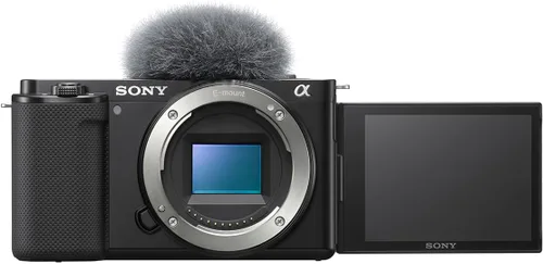 Vista 2 de Sony Alpha ZV-E10 - APS-C - Cámara con lente intercambiable, sin espejo, para videoblogueros, color negro, con E de 15 mm, gran apertura G, lente