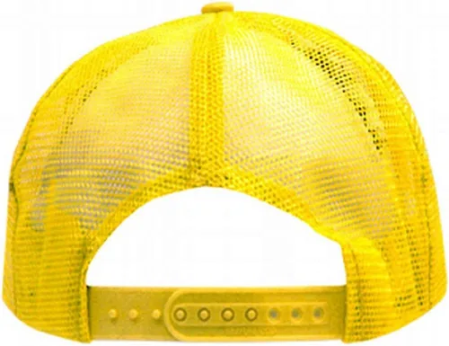 Vista 2 de DECKY Gorra de béisbol de dos tonos para camionero (ajustable, amarillo y blanco), Amarillo, blanco