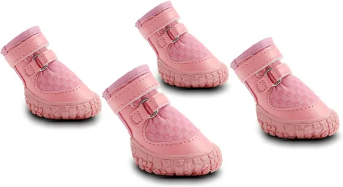 Vista 9 de Petanims Zapatos para Perros para Perros Pequeños, Botas para Perros Medianos y Protectores de Patas para Nieve de Invierno, Botines Impermeables