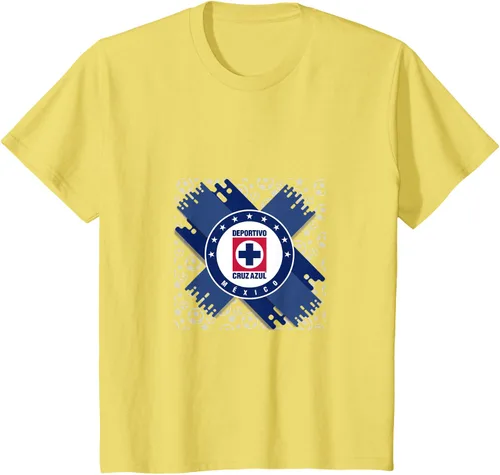 Vista 27 de Camiseta con logotipo de CAZ, Azul / Patchwork, S