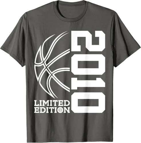 Vista 110 de Camiseta de baloncesto de 13 cumpleaños edición limitada 2010, Negro