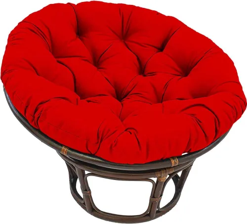 Vista 12 de Cojín colgante para silla de hamaca, cojín de tumbona para interiores y exteriores, cojín redondo grueso para silla de huevo, cojín de asiento