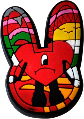 Vista 8 de 36 dijes para zapatos de conejo malo para sandalias de zueco de caricaturas, accesorios para niñas, niños, adolescentes, hombres y mujeres