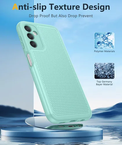 Vista 166 de FNTCASE Funda para iPhone 17 Pro: Fundas delgadas translúcidas de color azul claro compatibles con MagSafe, protección completa de la cámara