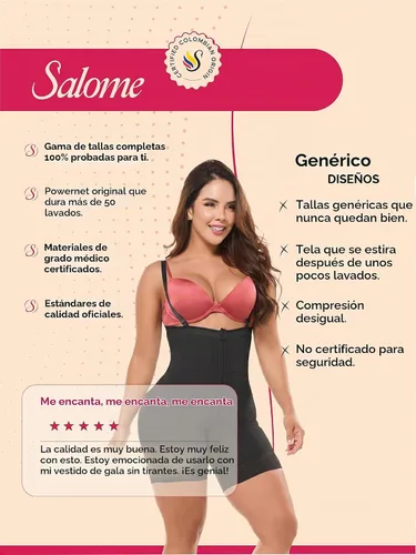 Vista 3 de Salome Fajas Colombianas Moldeadoras Strapless Stage 2 Faja Body Shaper for Women Butt Lifting Shapewear Negro 215