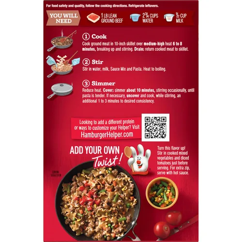 Vista 4 de Pasta Betty Crocker Hamburger Helper