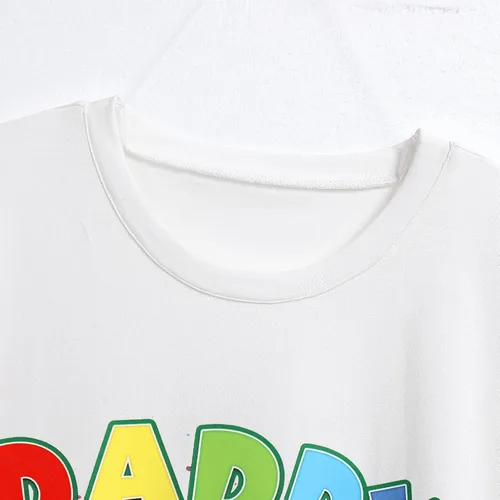 Vista 4 de Traje de cumpleaños familiar a juego para bebé, niñas, papá y mamá, melón, vaca, sandía, mameluco, camiseta para sesión de fotos