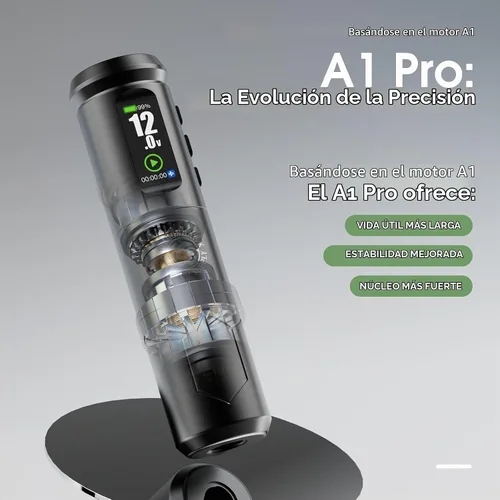 Vista 3 de Dragonhawk A1 Pro Kit de pistola de tatuaje inalámbrica para principiantes