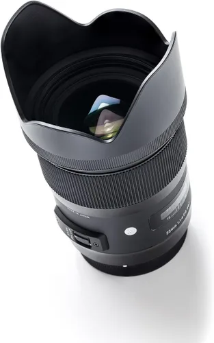 Vista 3 de Sigma 1.378 in f/1.4 DG HSM Art Lens (para cámara Nikon DSLR) El paquete incluye accesorios del fabricante + kit de filtro de 3 PC + tapa de lente +