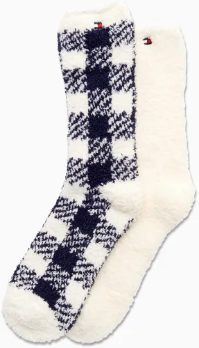 Vista 3 de Tommy Hilfiger Calcetines para mujer - Calcetines mullidos y esponjosos (paquete de 2)