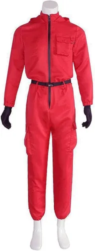 Vista 2 de HNZQE Mono unisex con capucha de anime para disfraz de fiesta de Halloween y cosplay
