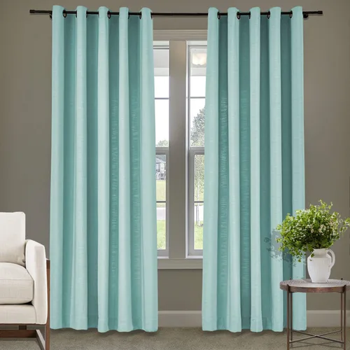 Vista 47 de Frelement Cortinas de lino de lino de bronce con ojales para interiores, tratamiento de ventanas para sala de estar, dormitorio, habitación