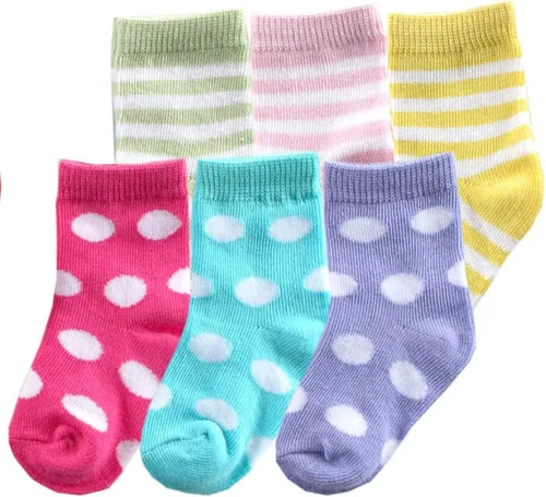 Vista 6 de Luvable Friends Conjunto de calcetines unisex para bebé recién nacido y bebé