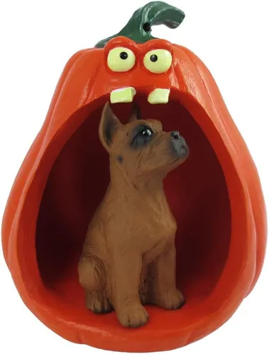 Vista 120 de Conversation Concepts Figura de Corgi galés de Halloween y calabaza Welsh Corgi Pembroke