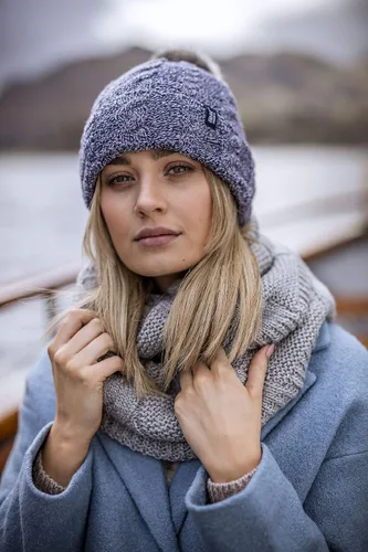 Vista 5 de Heat Holders - Gorro térmico de punto grueso para mujer con pompón