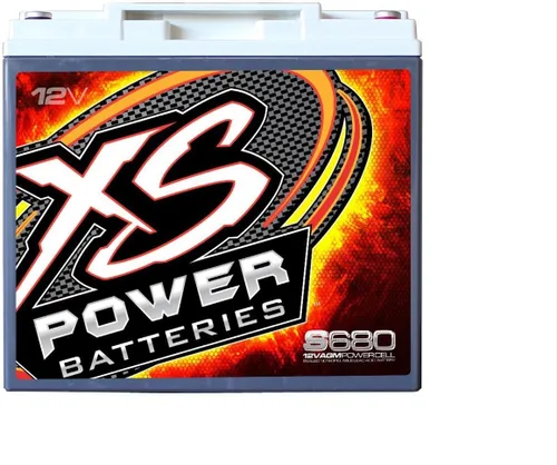 Vista 2 de XS Power Batería de arranque automotriz AGM de 12 V y 1,000 amperios de la serie S680 con terminal