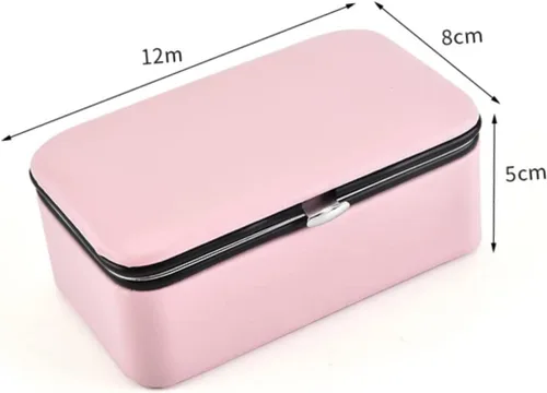 Vista 5 de PACKOVE Joyero para mujer, organizador de joyas portátil para viaje