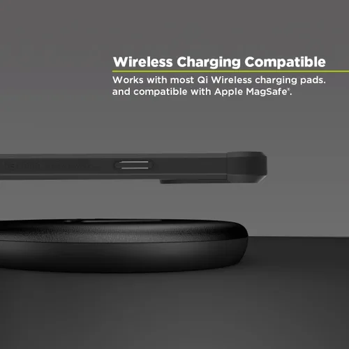 Vista 3 de PureGear DualTek - Funda para Apple iPhone 15 Pro (2023) de 6.1 pulgadas, protección probada y aprobada por militares, resistente y duradera, Negro