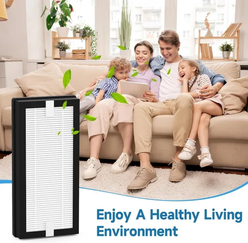 Vista 7 de Paquete de 2 filtros de repuesto HFD-120-Q compatibles con purificador Honey-Well HFD-120-Q QuietClean (para ASIN: B000ANEPYO)